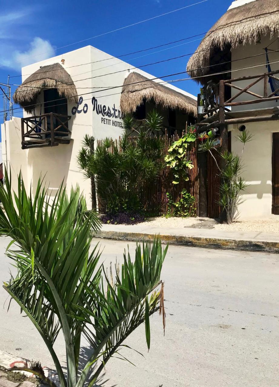 Lo Nuestro Petit Hotel Tulum Exterior foto