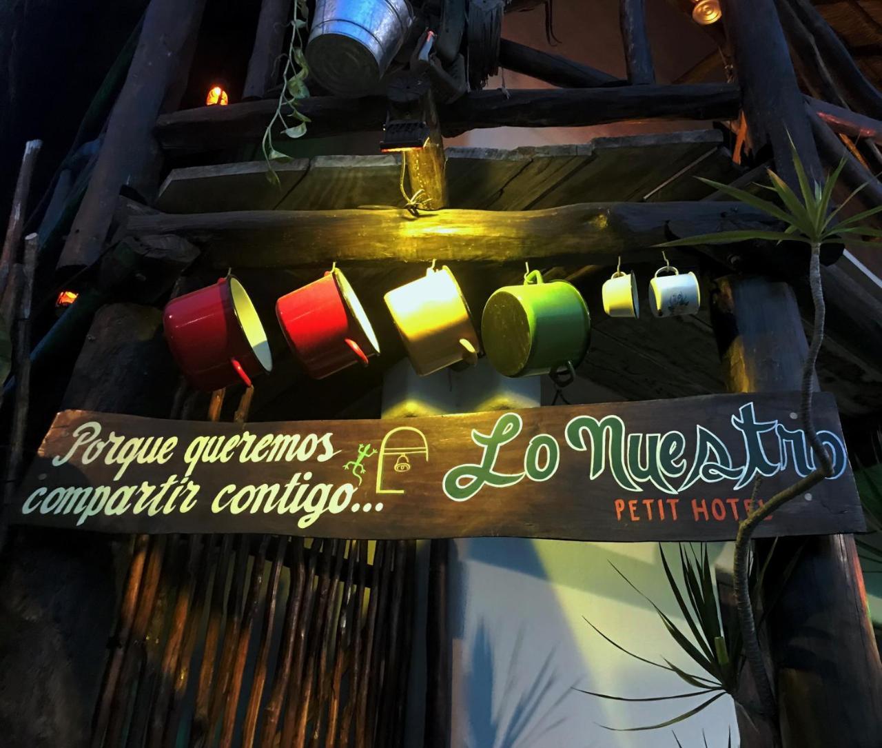 Lo Nuestro Petit Hotel Tulum Exterior foto