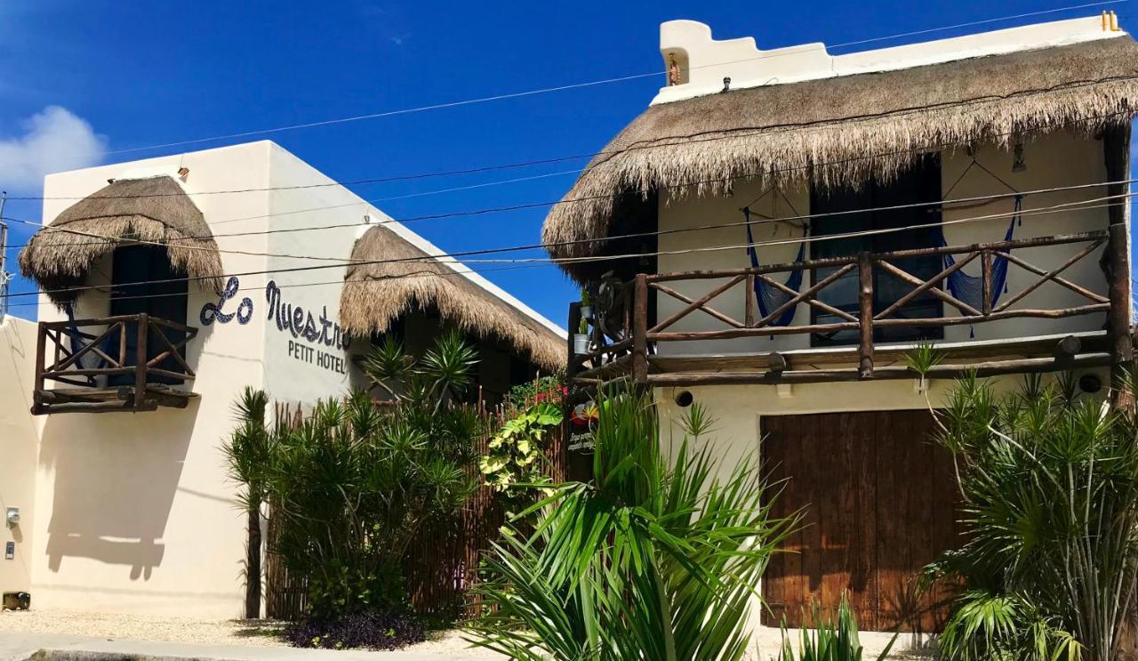 Lo Nuestro Petit Hotel Tulum Exterior foto
